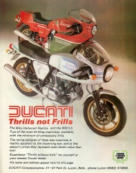 Ducati 900ss and Mike Hailwood replica